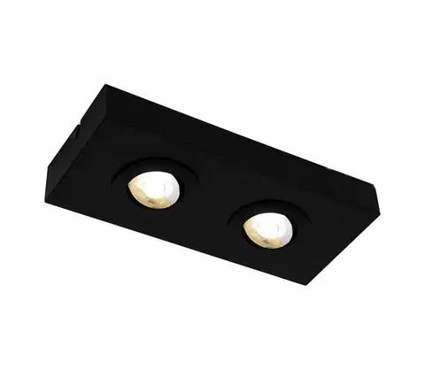 Svietidlá Briloner 3996025 - LED Bodové svietidlo CTS 2xLED/4W/230V 2700/4000K čierna 3996025