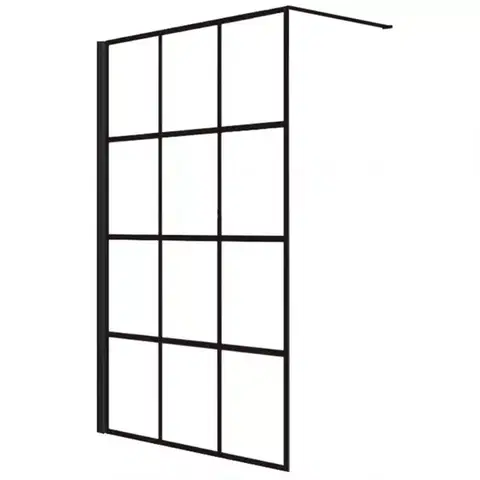 Sprchy WALK-IN Sprchová stena Walk-In Metro 130x195 black