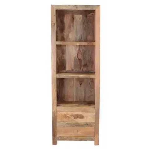 Knižnice Knižnica Hina 60x180x35 z mangového dreva