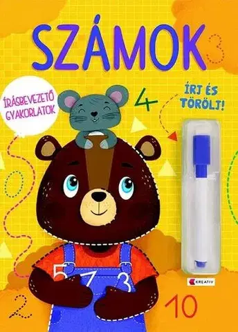 Príprava do školy, pracovné zošity Számok - Írásbevezető gyakorlatok