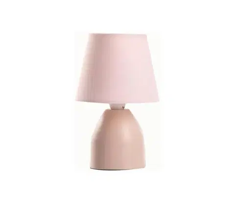Lampy ONLI - Stolná lampa NANO 1xE14/6W/230V ružová 19 cm 059/LR