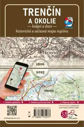 Sprievodcovia, mapy - ostatné PM Trenčín a okolie – Kedysi a dnes