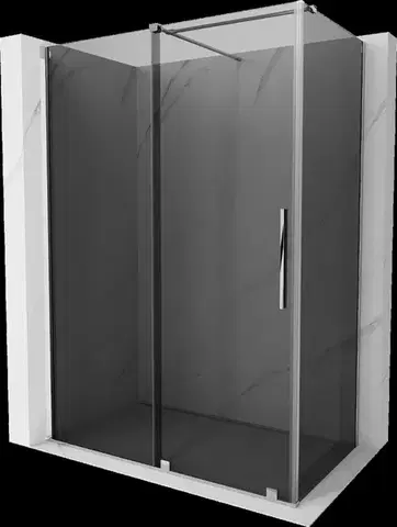 Sprchovacie kúty MEXEN/S - Velár sprchovací kút, posuvné dvere 160 x 90, grafit, chróm 871-160-090-41-01