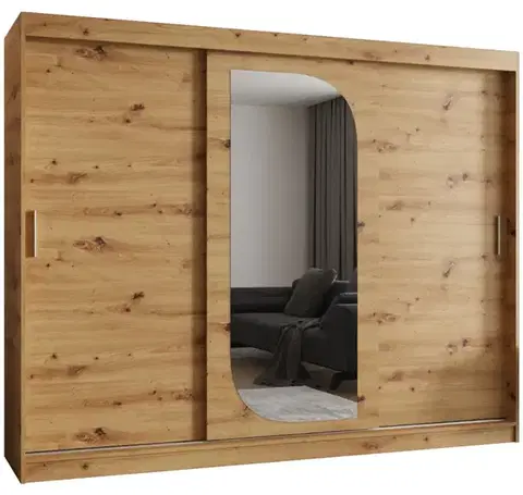 Šatníkové skrine Skriňa Lucy 250 artisan