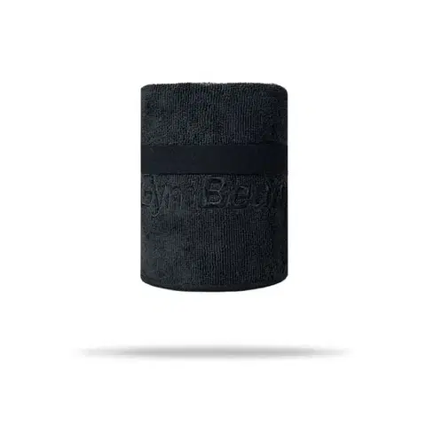 Športové uteráky GymBeam Športový uterák z mikrovlákna Medium Black