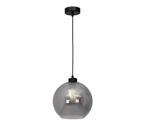 Svietidlá  Luster na lanku SOFIA 1xE27/60W/230V čierna MLP6577