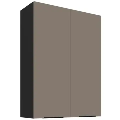 Kuchynské skrinky visiace Kuchynská skrinka Aria-Ta/Bl Anti Fingerprint 80g-108 2f