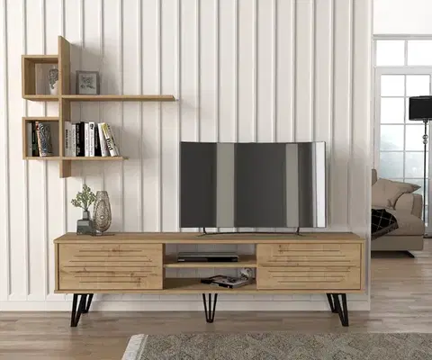 TV stolíky FREDDY štýlový TV stolík, sapphire