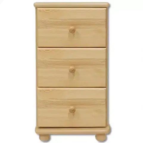 Komody do spálne Komoda z Borovice KD108 surová