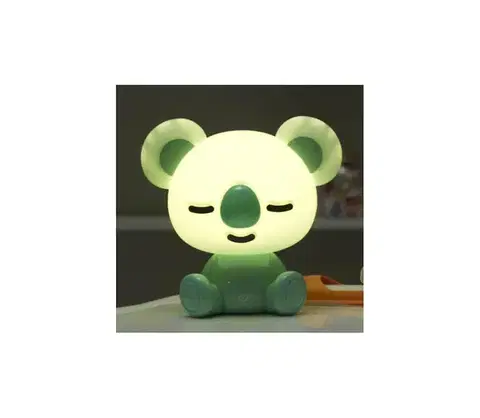 Svietidlá ONLI - LED stmievateľná detská nočná lampička PUPPIES LED/3W/230V 20 cm koala/zelená 072/LV