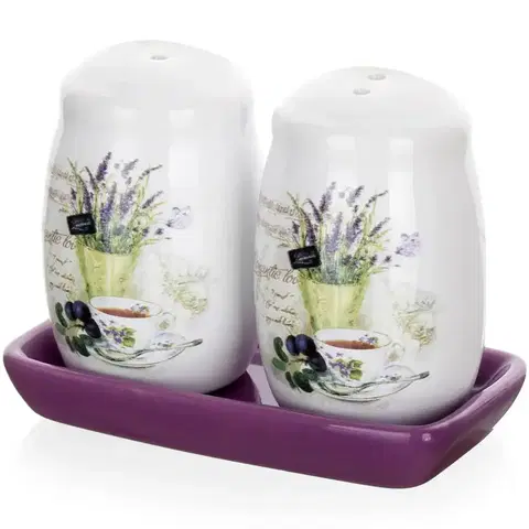 Soľničky a koreničky Banquet Lavender soľnička a korenička, 