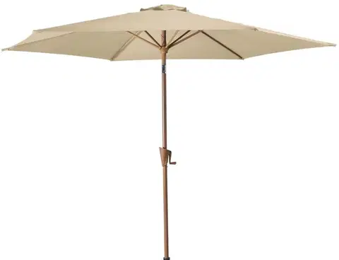 Slnečníky Naklápací slnečník WOOD ø 300 cm Rojaplast