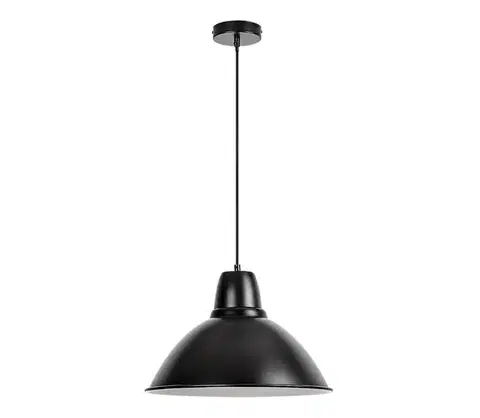 Svietidlá Rabalux 72013 - Luster na lanku WILBOUR 1xE27/60W/230V čierna 72013