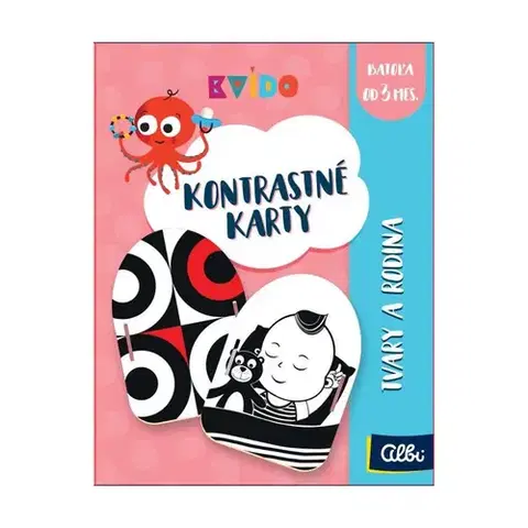 Kvído Albi Kvído: Kontrastné karty - Tvary a rodina