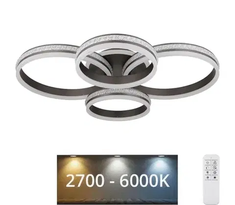 Svietidlá Globo 67314-90 - LED Stmievateľné stropné svietidlo GROUNI LED/90W/230V + DO 67314-90