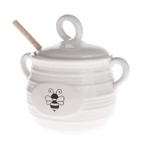 Kuchynské nože Keramická dóza na med Bee, 450 ml