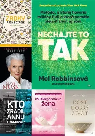 Rozvoj osobnosti Nechajte to tak + ďalších 5 kníh (komplet) - Mel Robbins