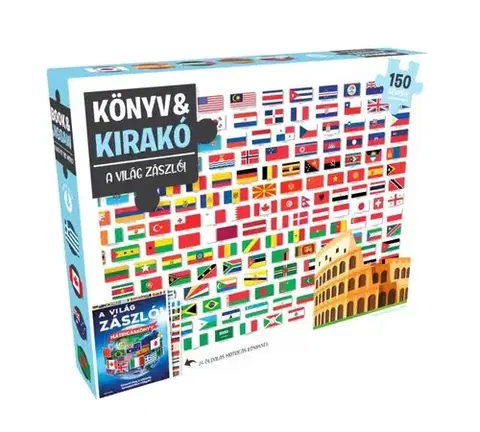 Pre deti a mládež - ostatné A világ zászlói - Könyv & Kirakó