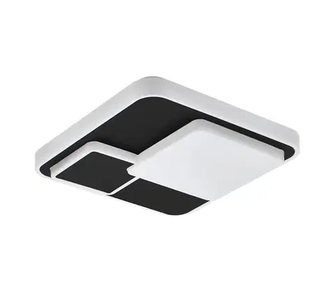 Svietidlá Eglo 75667 - LED Stropné svietidlo LEPRESO LED/19,5W/230V 38,5x38,5 cm čierna 75667