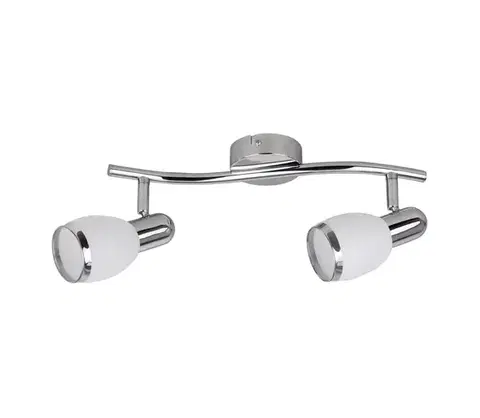 Svietidlá Rabalux 6061 - Bodové svietidlo ELITE 2xE14/40W/230V