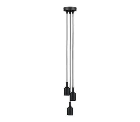 Predlžovacie káble Paulmann 50382 - 3xE27/60W Napájací kábel KETIL 230V 50382