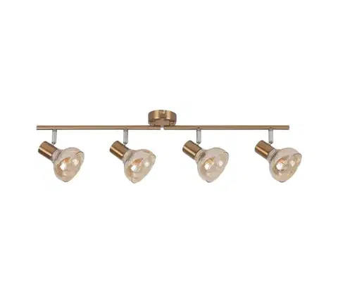 Svietidlá Rabalux 5550 - Bodové svietidlo HOLLY 4xE14/40W/230V zlatá 5550