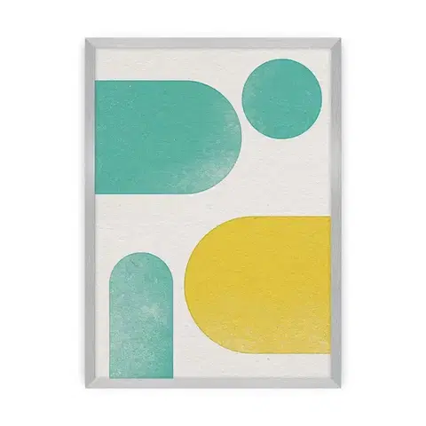 Obrazy Plagát Abstract Shapes I