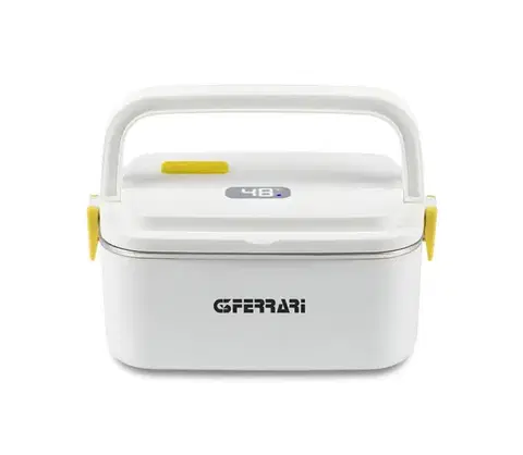 Kuchynské potreby G3Ferrari G1016601 - Elektrický ohrievač jedla VITTO 48W/230V 0,8 l biela/žltá G1016601