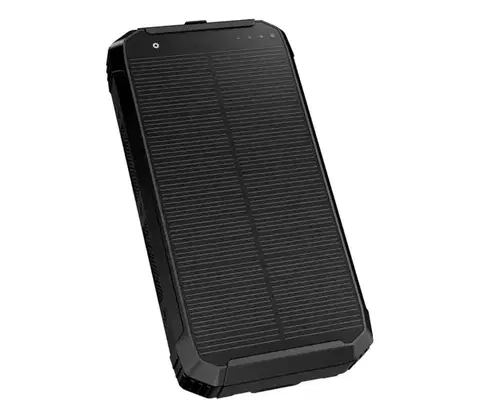 Predlžovacie káble  Power Banka s bezdr. nabíjaním a sol. panelom Power Delivery 15W/10000 mAh čierna PMPB10SPW15
