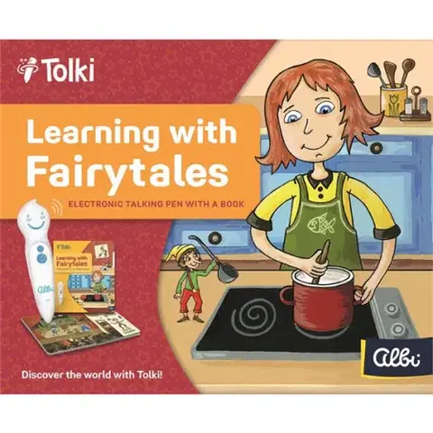 Kúzelné čítanie Albi Tolki Pen + Learning with Fairytales (Kúzelné čítanie v angličtine)