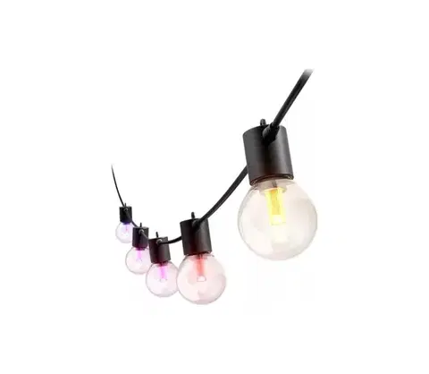 LED osvetlenie Philips -LED RGBW Predlžovací stmievateľný vonkajší svetelný reťaz Hue FESTAVIA 10xLED 7m IP65 8721103063717
