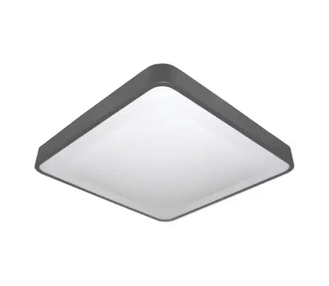 Svietidlá  LED stropné svietidlo so senzorom WILTON LED/24W/230V 4000K 33x33 cm antracit SKU047468