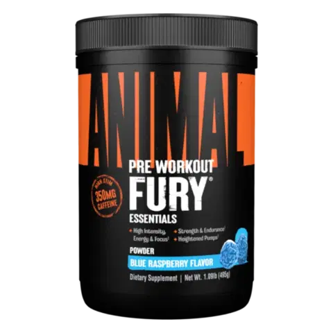 Pre-workouty Universal Nutrition Animal Fury modrá malina