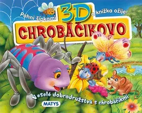 3D, magnetické, priestorové knihy Chrobáčikovo 3D