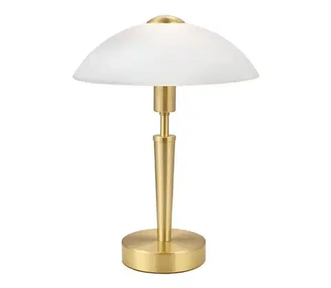 Lampy Eglo 56252 - LED stmievateľná stolná lampa SOLO 1xE14/4,5W/230V zlatá 56252