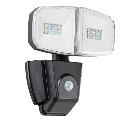 Záhradné lampy Rabalux 77012 - LED Solárny reflektor so senzorom ZLARIN LED/12W/3,7V IP44 77012
