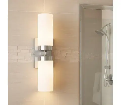 Kúpeľňové zrkadlá BRILAGI - Kúpeľňové nástenné svietidlo RAY 2xE14/40W/230V IP44 7816-BRI