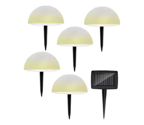 Lampy Grundig - SADA 5x LED RGBW Solárne svietidlo LED/3,2V IP44 8711252261577