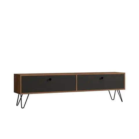 Konferenčné stolíky Televízny stolík Side Atlantic Pine and Black