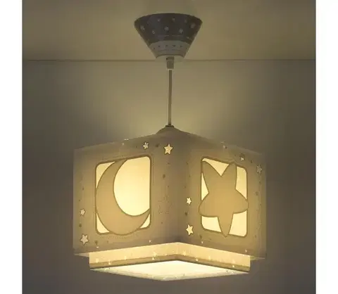 Svietidlá Dalber 63232E - Detský luster MOON LIGHT 1xE27/60W/230V 63232ME