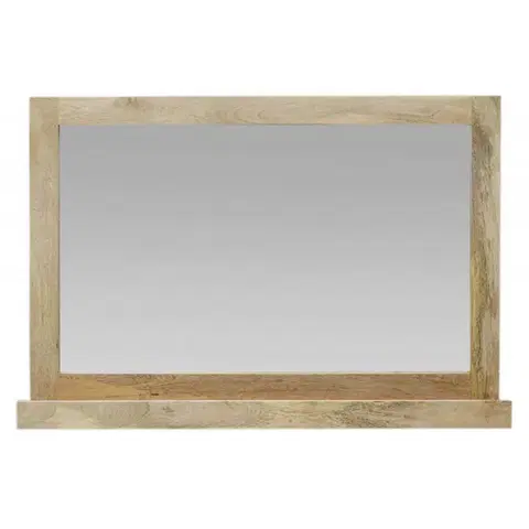 Zrkadlá Zrkadlo Hina 120x80 indický masív mango