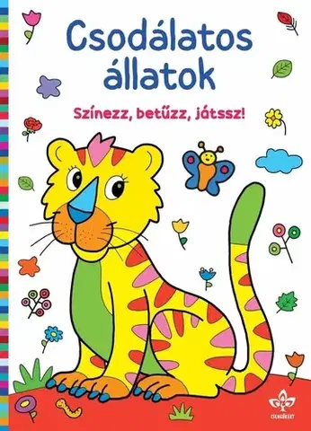 Pre deti a mládež - ostatné Csodálatos állatok – Színezz, betűzz, játssz!