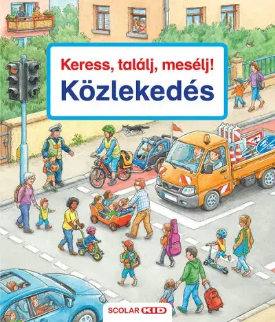 Leporelá, krabičky, puzzle knihy Keress, találj, mesélj! Közlekedés - Susanne Gernhäuser,Lelle Gulyás