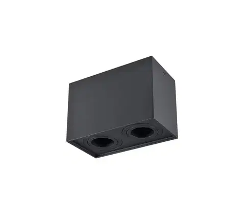 Svietidlá  Bodové svietidlo HADAR Q2 2xGU10/10W/230V čierna 313140
