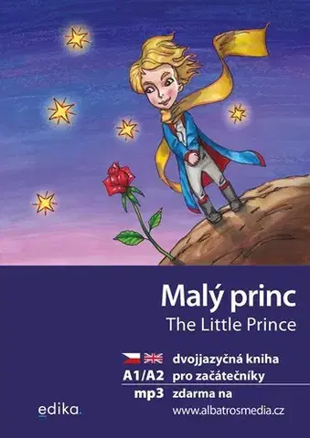 Zjednodušené čítanie Malý princ A1/A2 (AJ-ČJ), 3. vydání - Dana Olšovská,Antoine de Saint-Exupéry,Aleš Čuma,Karolína Wellartová