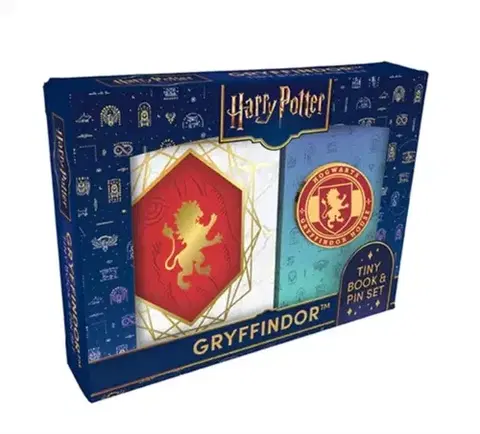 Odborná a náučná literatúra - ostatné Harry Potter: Gryffindor Tiny Book and Pin Set - Editions Insight