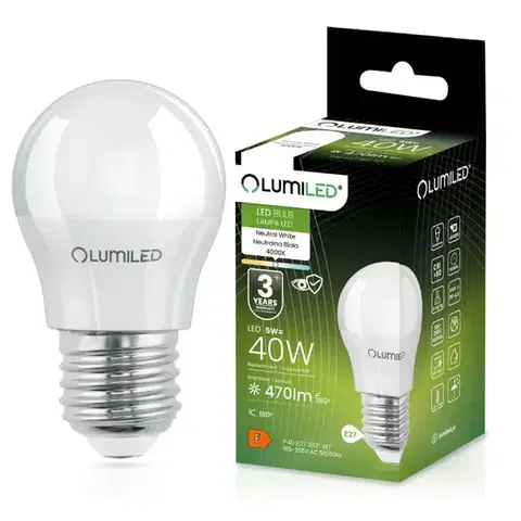Žiarovky E27 Žiarovka LED 5W E27 470LM NB