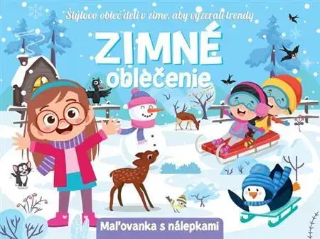 Nalepovačky, vystrihovačky, skladačky Zimné oblečenie