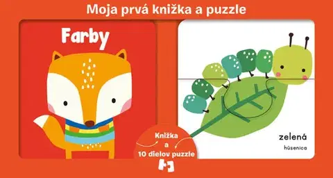 Leporelá, krabičky, puzzle knihy Moja prvá knižka a puzzle: Farby