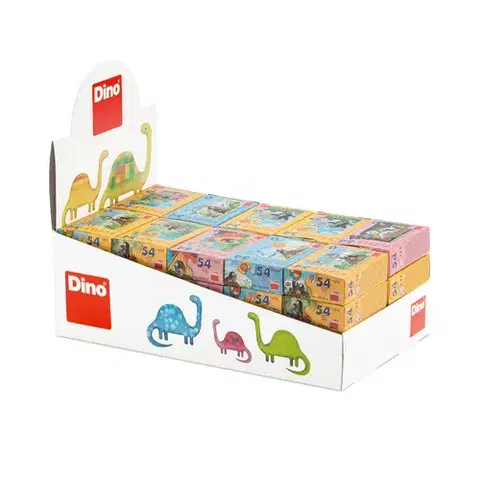 Do 99 dielikov Dino Toys Puzzle Krtko 54 mini Dino